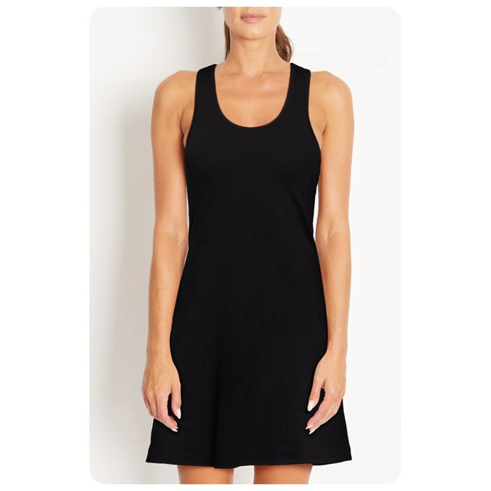 !! NWT Marika Black Margot Active Sleeveless Dress sz M